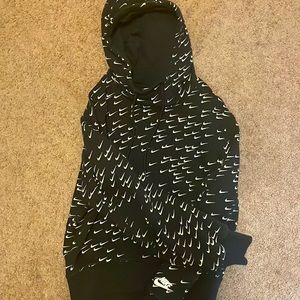 Nike sweatshirt. Black and white, size medium.